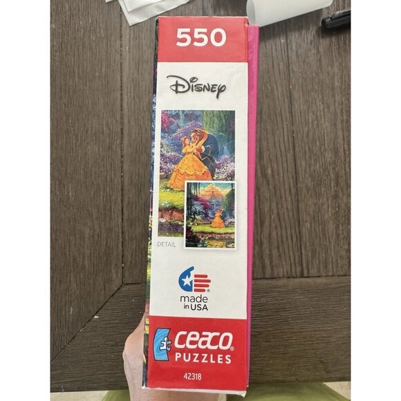 Ceaco Disney Beauty & the Beast Garden Waltz 550 Piece Jigsaw Puzzle Complete! - Picture 2 of 2